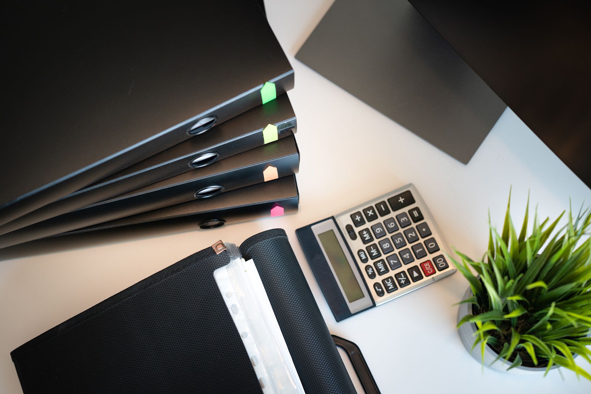 Business people talking in office desk